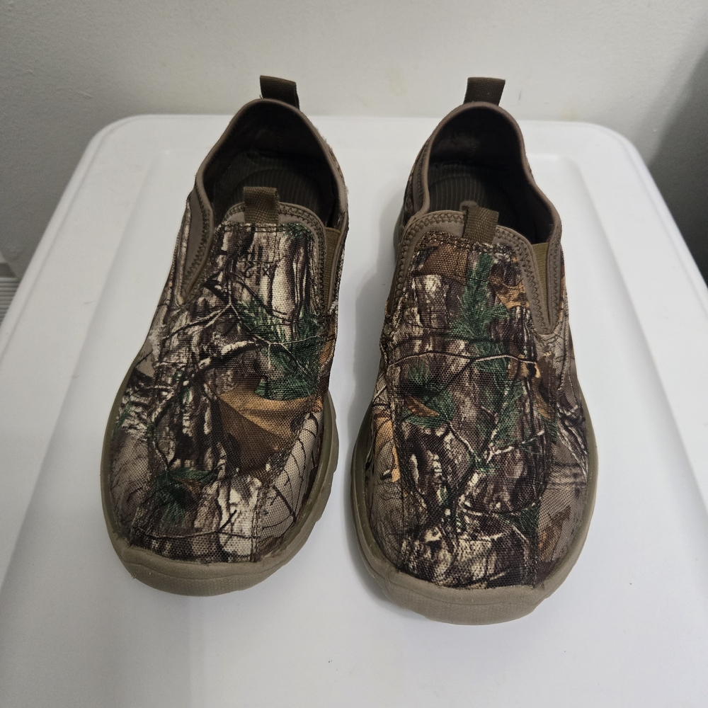 Skechers Men's Camo Slip-On Loafers - Brown & Green